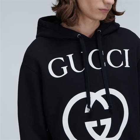 fake gucci hooded sweatshirt with interlocking g|gucci hoodie fake.